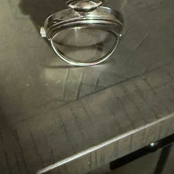 Silver and Blue Pocket Watch - Picture 5 of 8